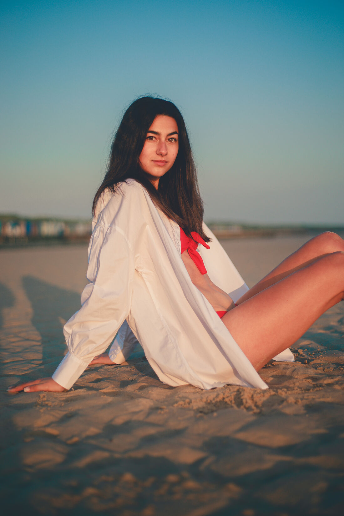 A golden-hour KSA Talent portfolio shoot on the coast